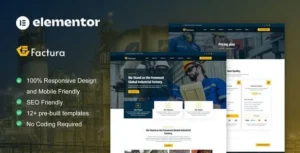 Factura – Industry & Manufacturing Elementor Template Kit