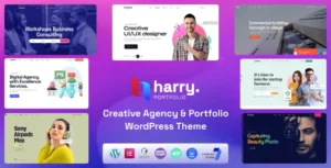 Harry – Creative Agency Portfolio WordPress Theme Download