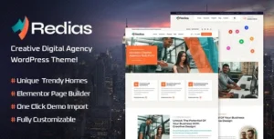 Redias WordPress Theme (Creative Digital Agency Theme)