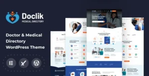 Doclik – Medical & Clinic Directory WordPress Theme Download