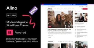 Alino WordPress Premium Theme (Personal Blog)