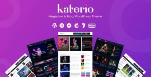 Katerio – Magazine & Blog WordPress Theme Download