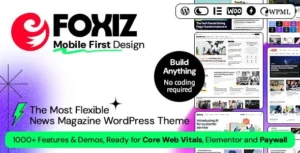 Foxiz – Newspaper & Magazine WordPress Theme
