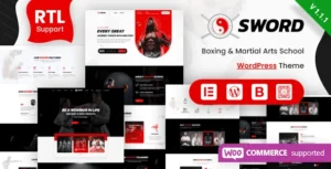 Sword – Martial Arts Boxing WordPress Theme