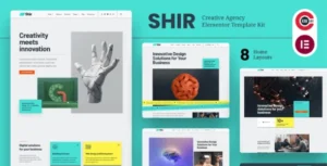 Shir – Creative Agency & Portfolio Elementor Template Kit