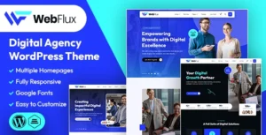 WebFlux – Digital Agency Elementor Template Kit