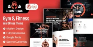 Xtreme Fitness – Gym & Fitness WordPress Theme